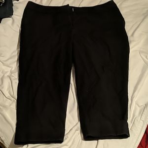 Fashion Bug black dress capris